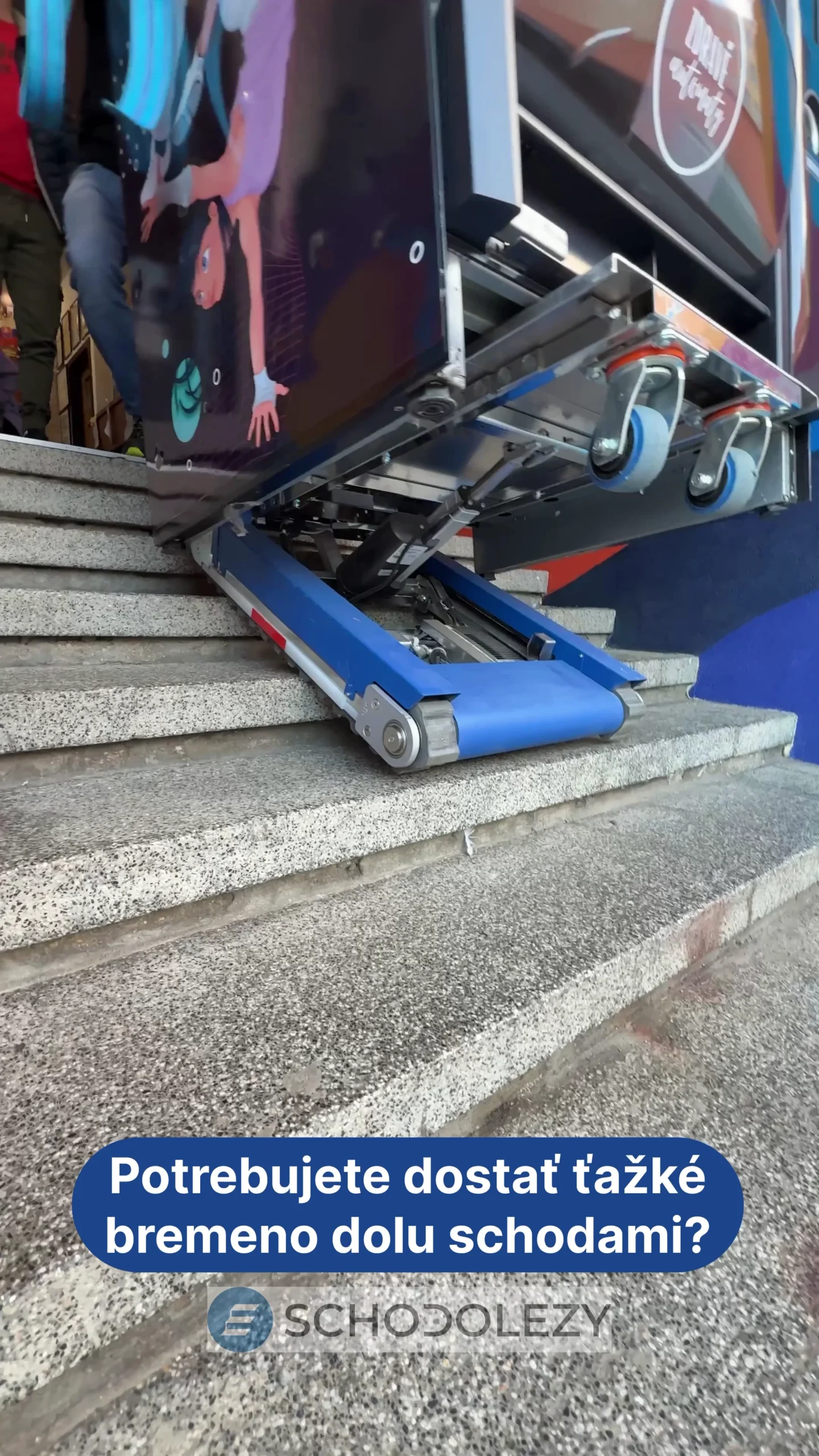 Elektrický pásový schodolez CT420S - Presťahovanie vending automatu (300 kg)